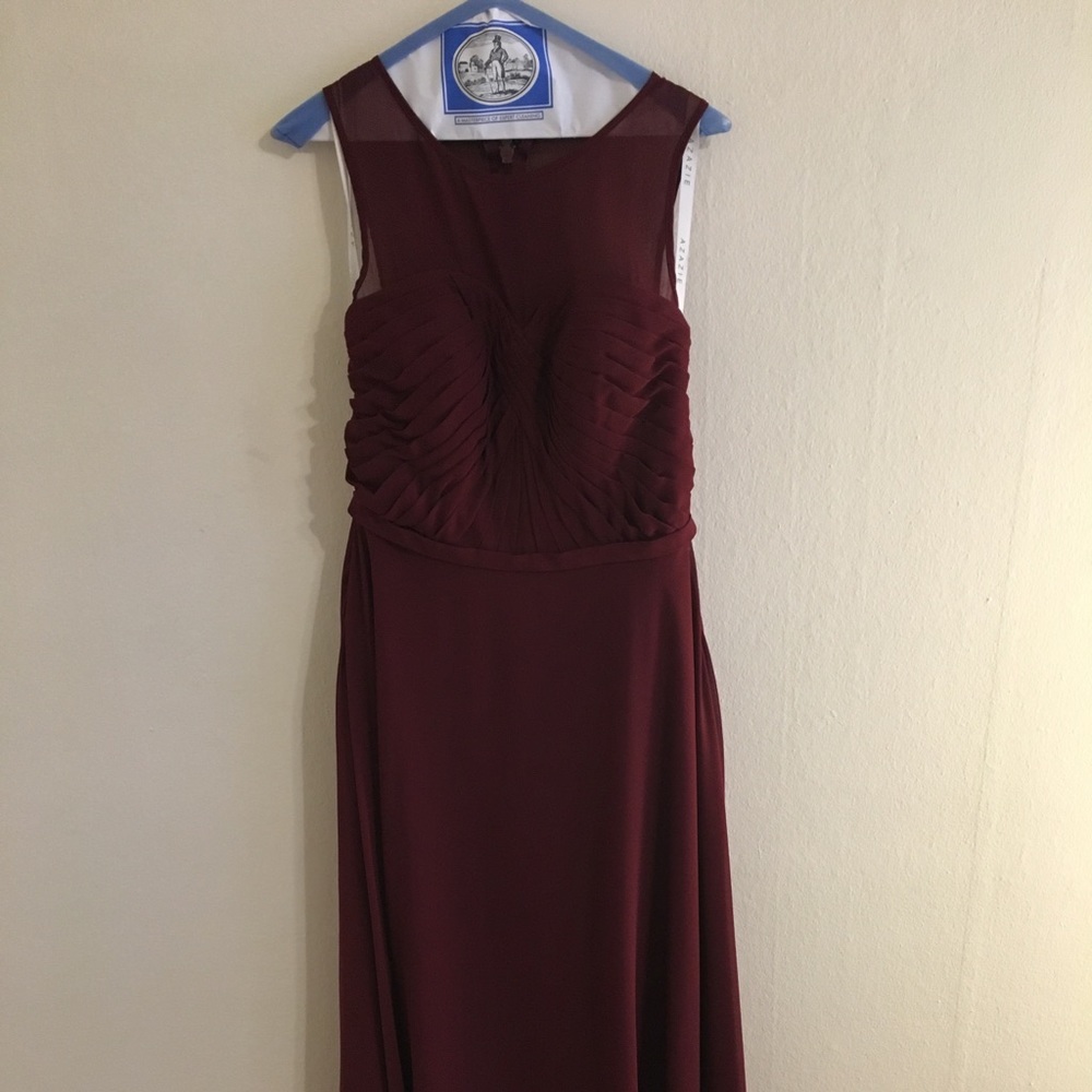 Azazie Cabernet bridesmaid dress ✨